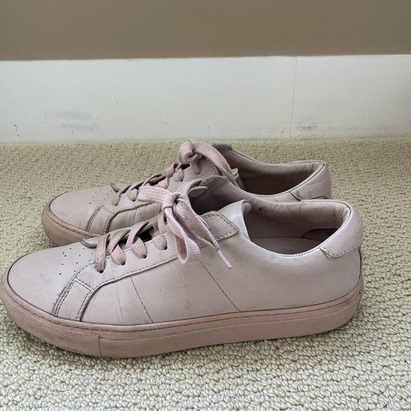 Greats The Royale leather dusty pink sneakers - Picture 5 of 9